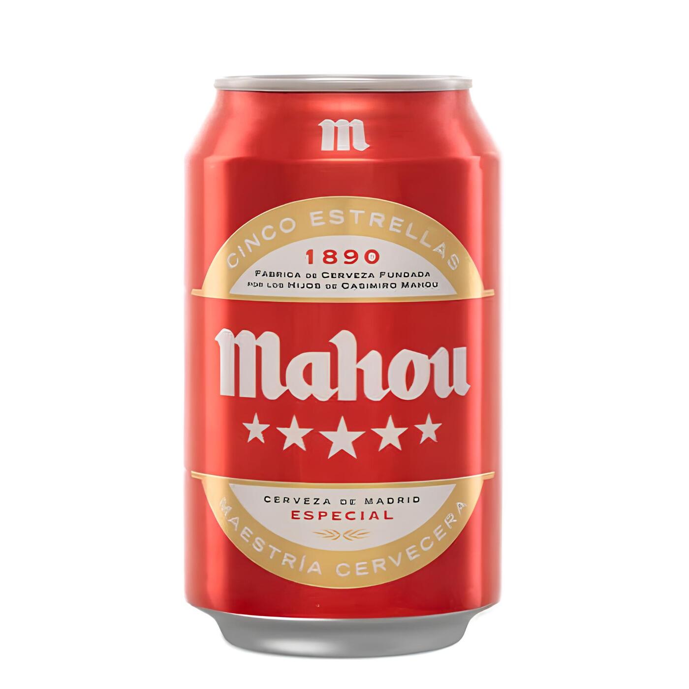 Mahou Cinco Estrellas Lata 33cl.